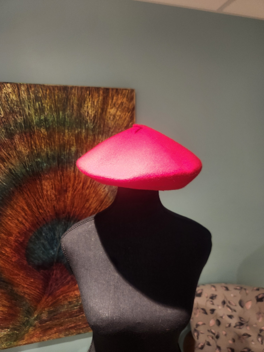 Pink Saucer Fascinator Hat - Women's Statement Accessory